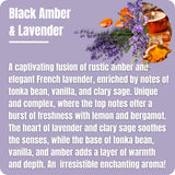 Black Amber & Lavender Liquid Wax Melts