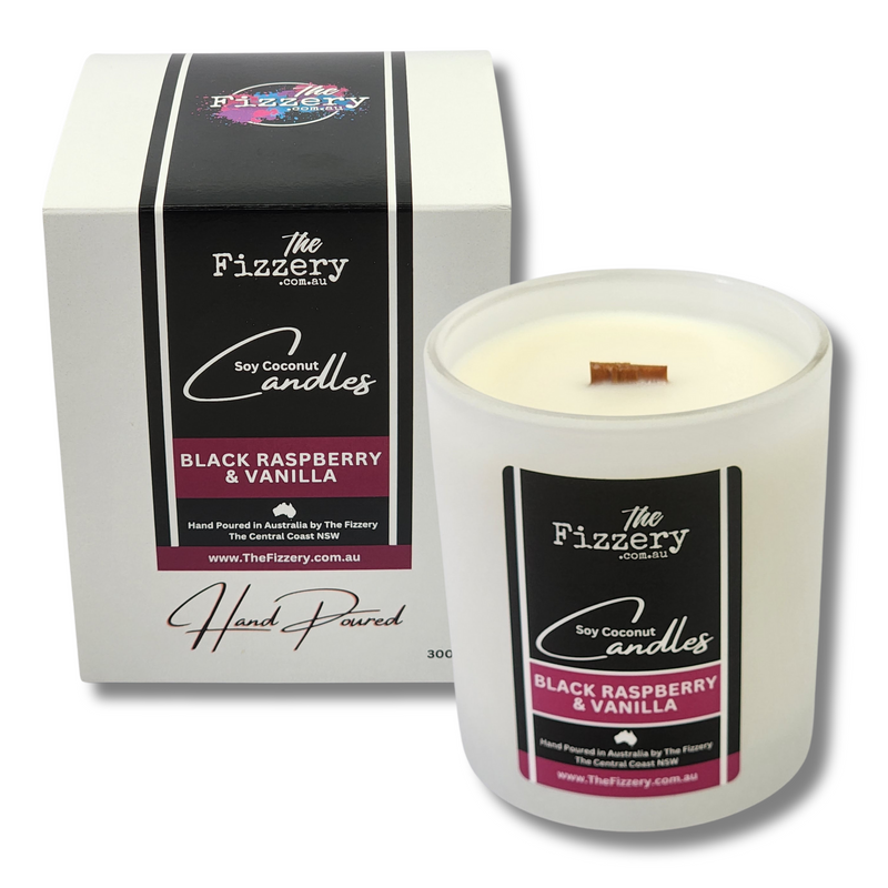 Black Raspberry And Vanilla - Soy Coconut Candle