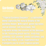 Gardenia liquid wax melts fragrance notes and scent description