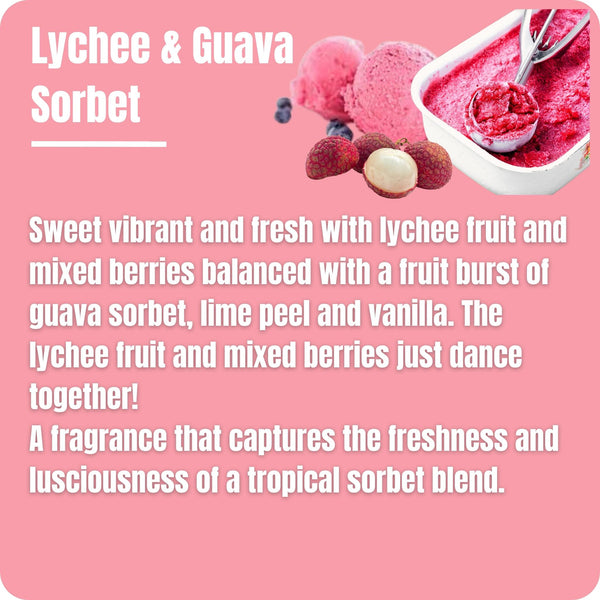 Lychee & Guava Sorbet Liquid Wax Melts