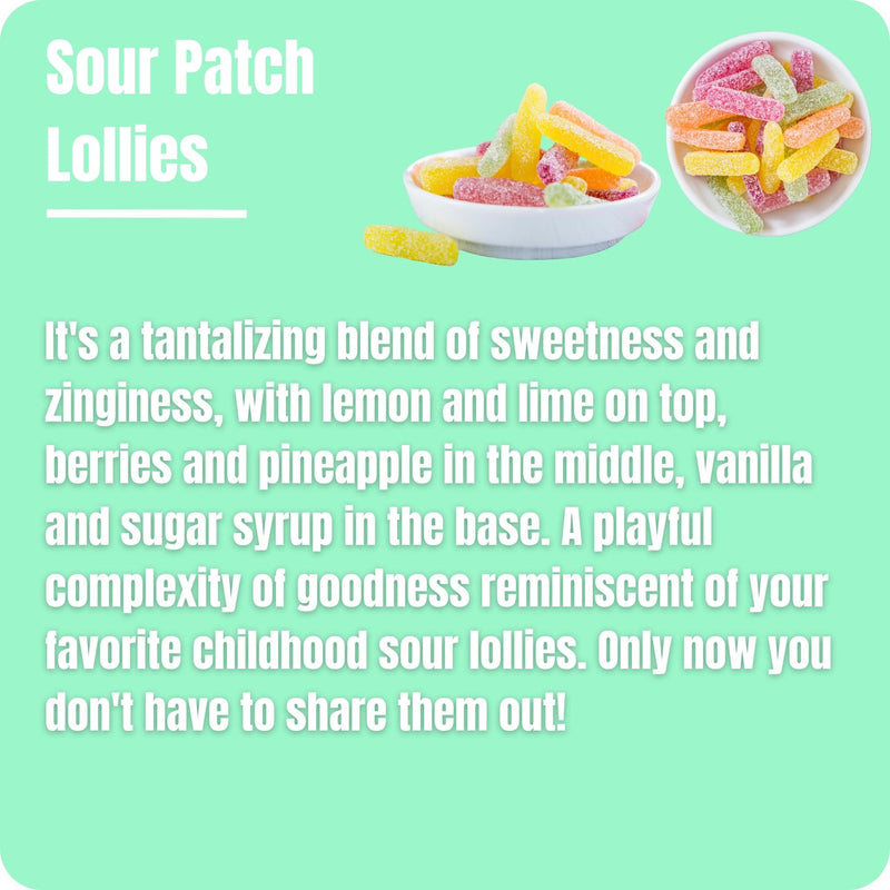 Sour Patch Lollies Liquid Wax Melts