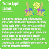 Toffee Apple Lollies liquid wax melts fragrance notes and scent description