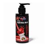 Strawberry Cream Pump Wax liquid wax melts 200ml bottle front label