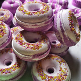 Black Raspberry Vanilla Bath Bomb Donut