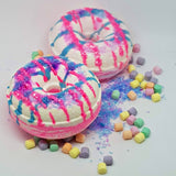 Cotton Candy Bath Bomb Donut