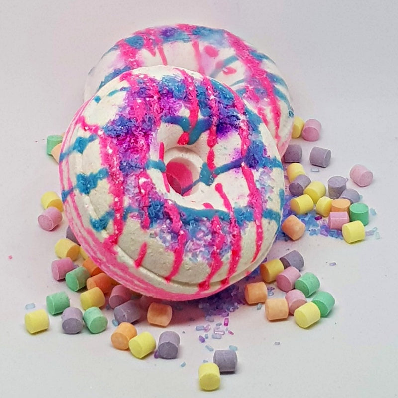 Cotton Candy Bath Bomb Donut