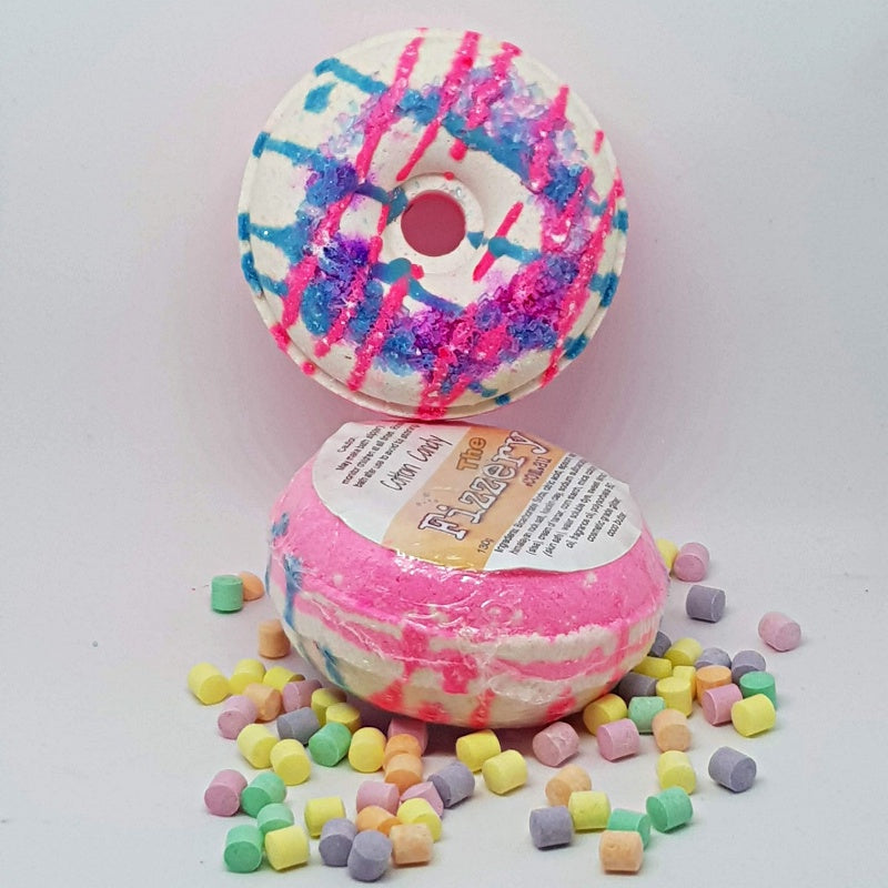 Cotton Candy Bath Bomb Donut