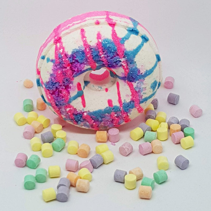Cotton Candy Bath Bomb Donut