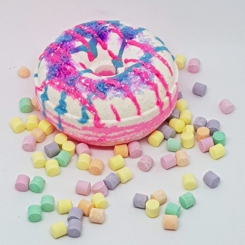 Cotton Candy Bath Bomb Donut