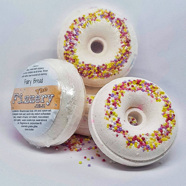 Fairy Bread Bath Bomb Donut