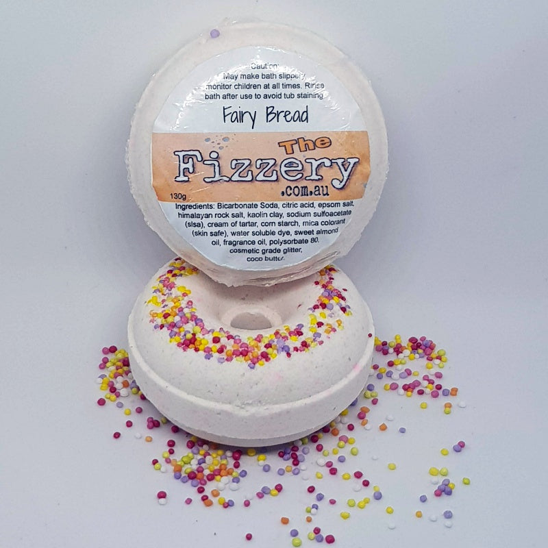 Fairy Bread Bath Bomb Donut