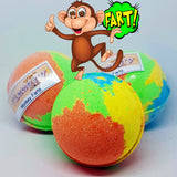 Monkey Farts Bath Bomb Ball