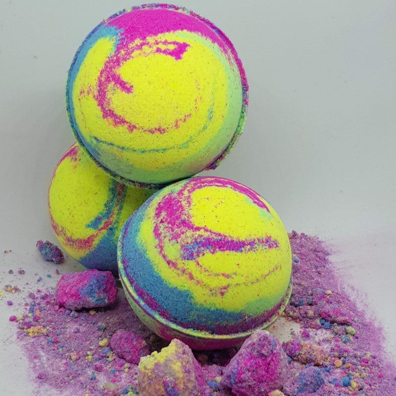 Rainbow Paddle Pop Bath Bomb Ball