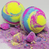Rainbow Paddle Pop Bath Bomb Ball