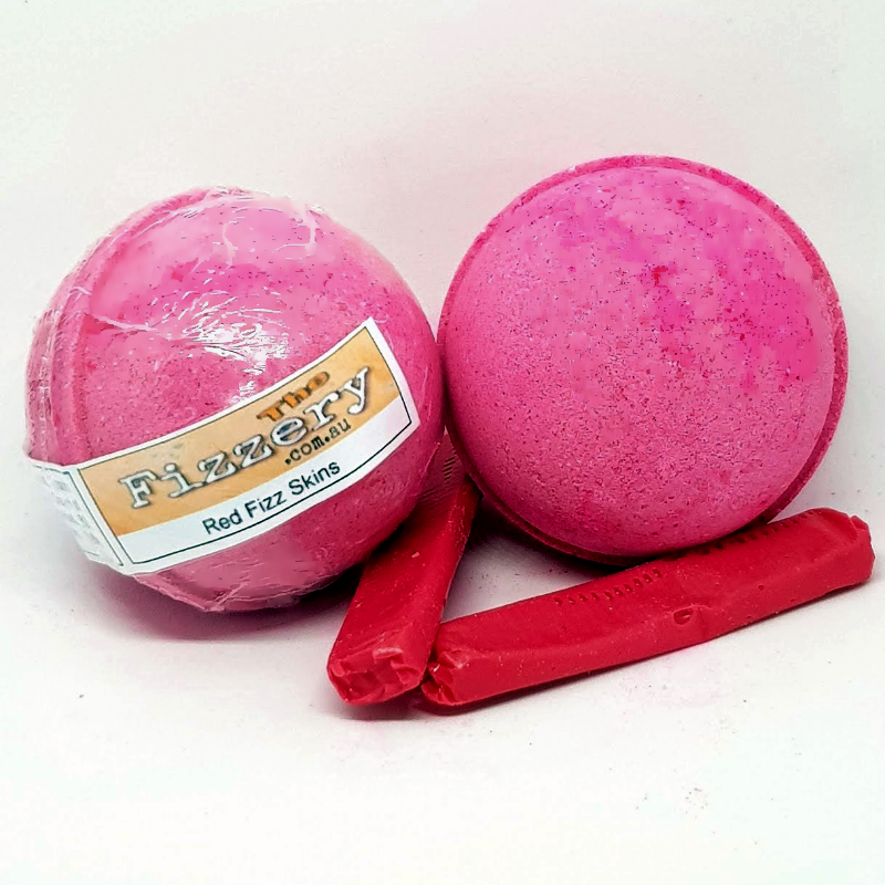 Red Fizz Skins Bath Bomb Ball