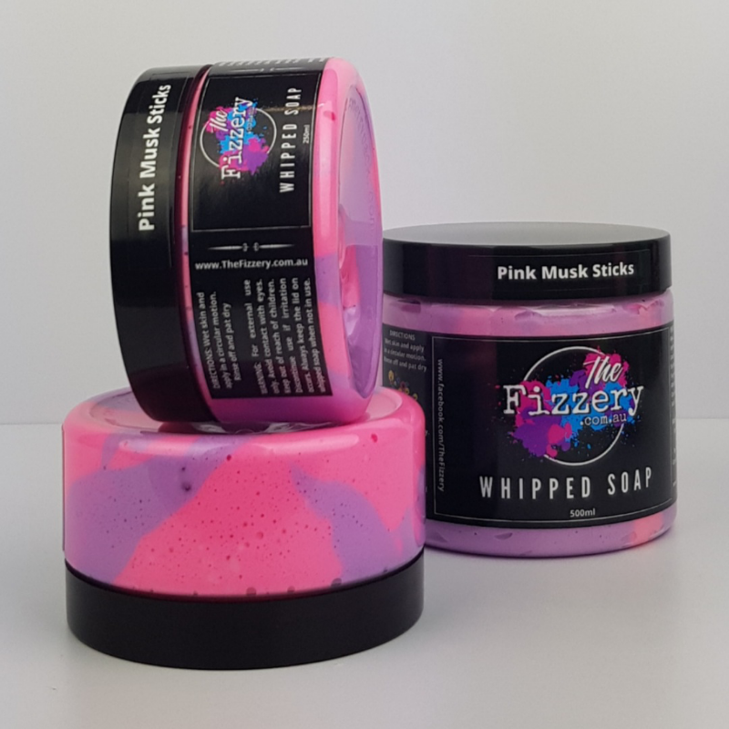 Whipped Soap - Pink Musk Sticks