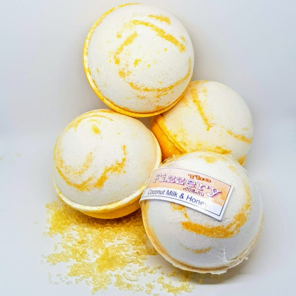 Honey And Coconut Milk Bath Bomb Ball