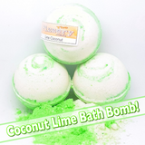 Coconut Lime Bath Bomb Ball