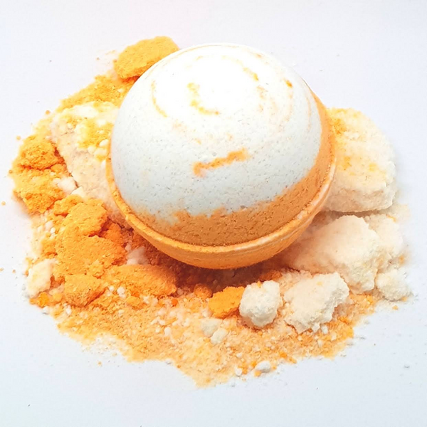 Coconut Mandarin Bath Bomb Ball