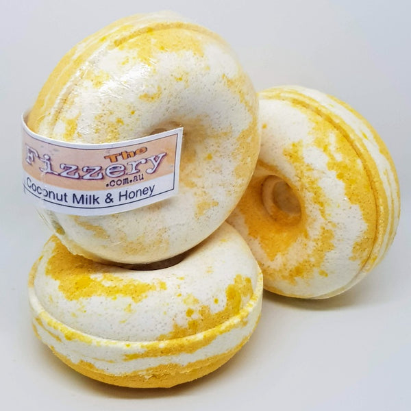 Honey And Coconut Milk Bath Bomb Donut